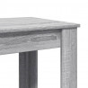 Stolik barowy, szary dąb sonoma, 102x50x103,5 cm