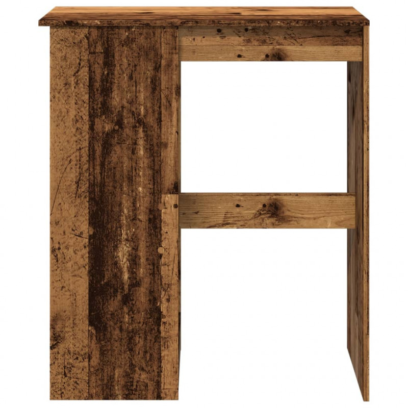 Stolik barowy z przegródkami, stere drewno, 90x47,5x103,5 cm