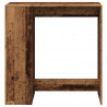Stolik barowy z przegrodami, stare drewno, 101x40x103,5 cm