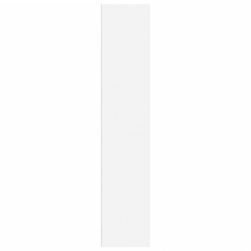 Regał na książki, biały, 40x30x152 cm, materiał drewnopochodny