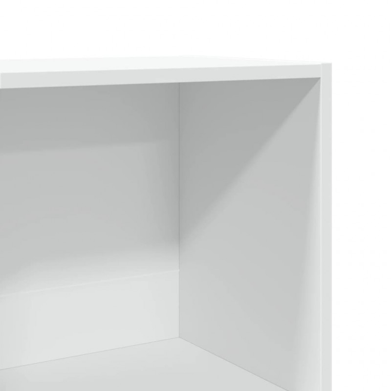 Regał na książki, biały, 40x30x152 cm, materiał drewnopochodny