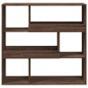 Regał na książki/przegroda, brązowy dąb, 100x33x94,5 cm