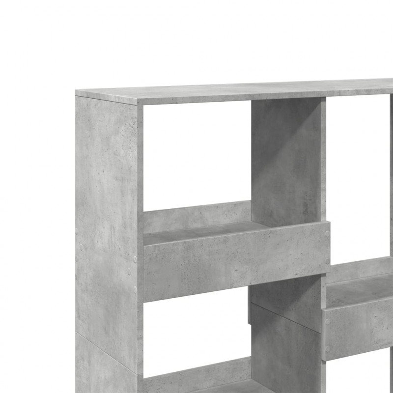 Regał na książki/przegroda, szarość betonu, 100x33x115 cm