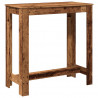 Stolik barowy, stare drewno, 102x50x103,5 cm