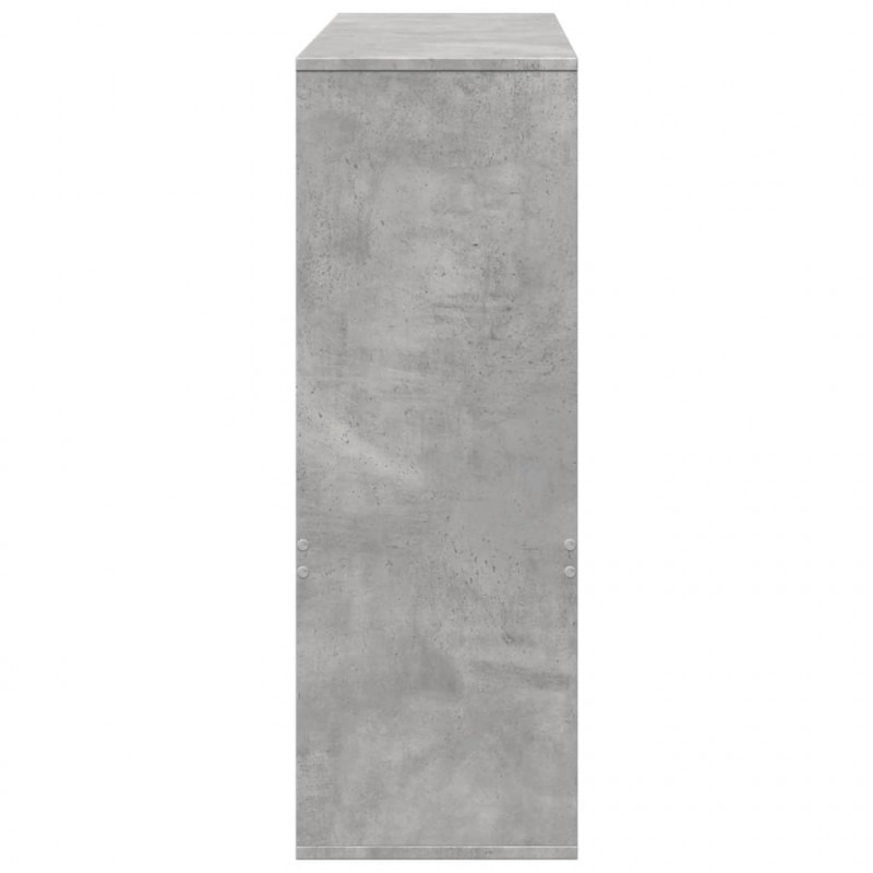 Regał na książki/przegroda, szarość betonu, 100x33x94,5 cm