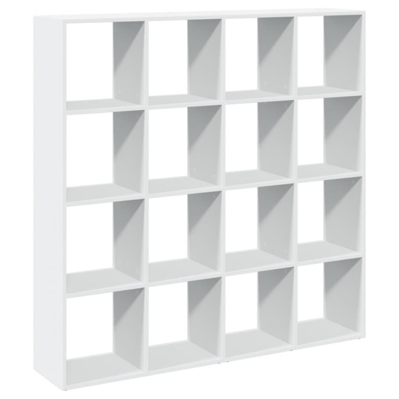 Regał, biały, 137,5x29x137,5 cm, materiał drewnopochodny