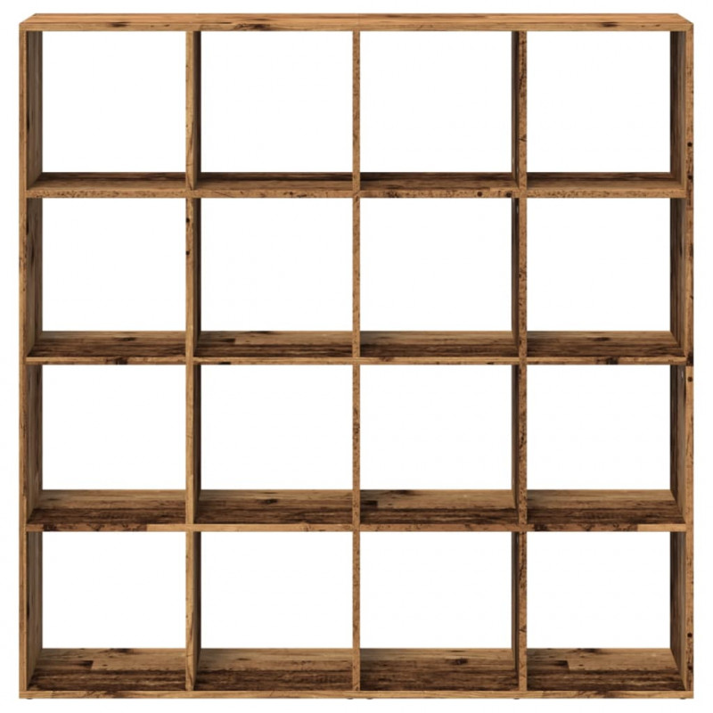 Regał, stare drewno, 137,5x29x137,5 cm, materiał drewnopochodny