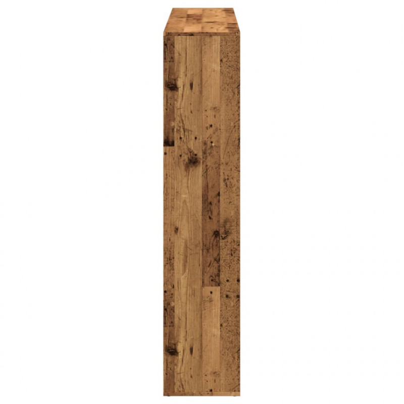 Regał, stare drewno, 137,5x29x137,5 cm, materiał drewnopochodny