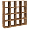 Regał, stare drewno, 137,5x29x137,5 cm, materiał drewnopochodny