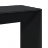 Stolik barowy, czarny, 102x50x103,5 cm, materiał drewnopochodny