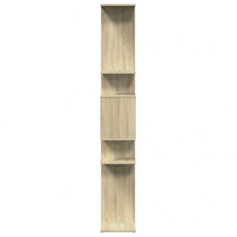 Regał, dąb sonoma, 92x29x188 cm, materiał drewnopochodny