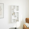 Szafka wisząca, biała, 50x15x100 cm, materiał drewnopochodny
