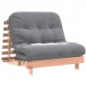 Sofa rozkładana futon, z materacem, 100x206x11 cm, daglezjowa