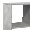 Regał, szarość betonu, 100x33x125,5 cm, materiał drewnopochodny