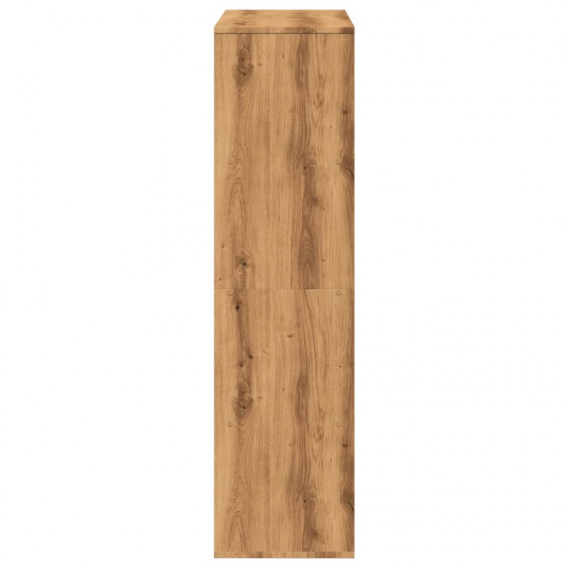 Regał, dąb artisian, 100x33x125,5 cm, materiał drewnopochodny