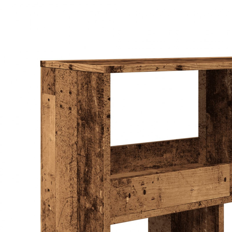 Regał/przegroda, stare drewno, 100x33x125,5 cm