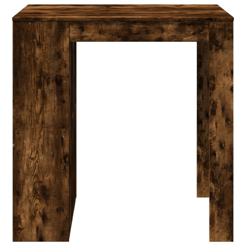 Stolik barowy, przydymiony dąb, 102x70x103,5 cm