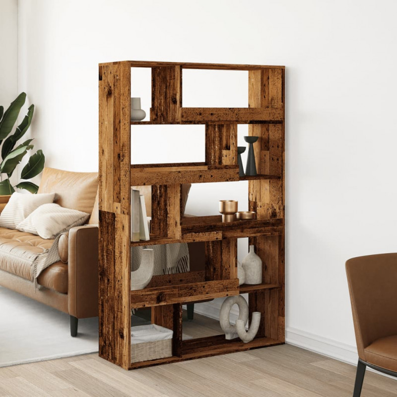 Regał, stare drewno, 100x33x156,5 cm, materiał drewnopochodny