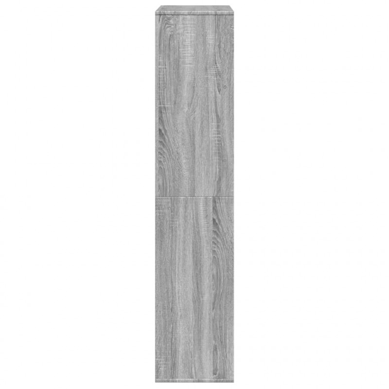 Regał, szary dąb sonoma, 100x33x156,5cm materiał drewnopochodny