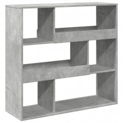 Regał, szarość betonu, 100x33x94,5 cm, materiał drewnopochodny