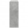 Regał, szarość betonu, 100x33x94,5 cm, materiał drewnopochodny