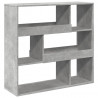 Regał, szarość betonu, 100x33x94,5 cm, materiał drewnopochodny