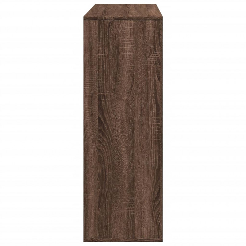 Regał, brązowy dąb, 100x33x94,5 cm, materiał drewnopochodny