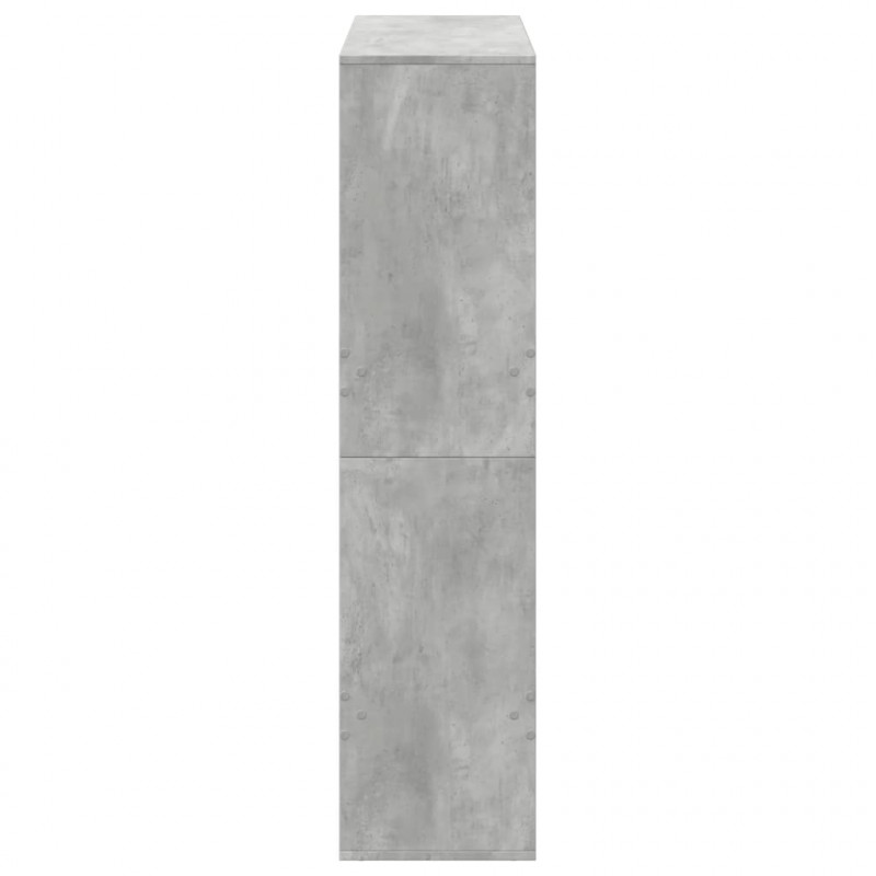 Regał/przegroda, szarość betonu, 100x33x135 cm