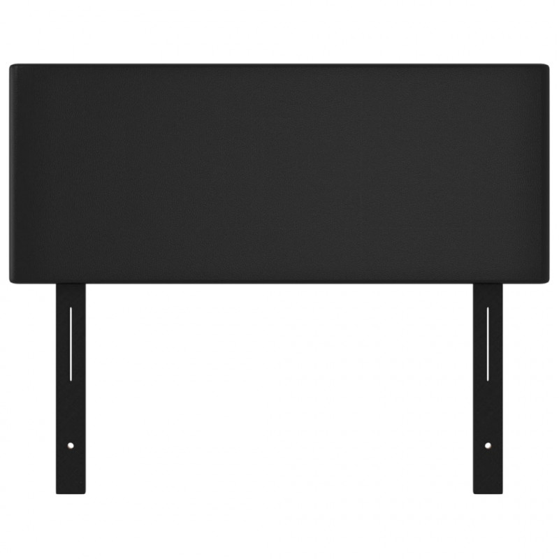 Wezgłowie do łóżka, czarne, 100x5x78/88 cm, sztuczna skóra