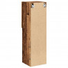 Szafki TV, z LED, 2 szt., stare drewno, 30,5x30x102 cm