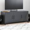Szafka RTV, antracytowa, 100,5x39x43,5 cm, stal