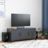 Szafka RTV, antracytowa, 100,5x39x43,5 cm, stal