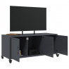 Szafka RTV, antracytowa, 100,5x39x43,5 cm, stal