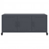 Szafka RTV, antracytowa, 100,5x39x43,5 cm, stal