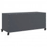 Szafka RTV, antracytowa, 100,5x39x43,5 cm, stal