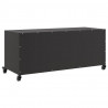 Szafka RTV, czarna, 100,5x39x43,5 cm, stal