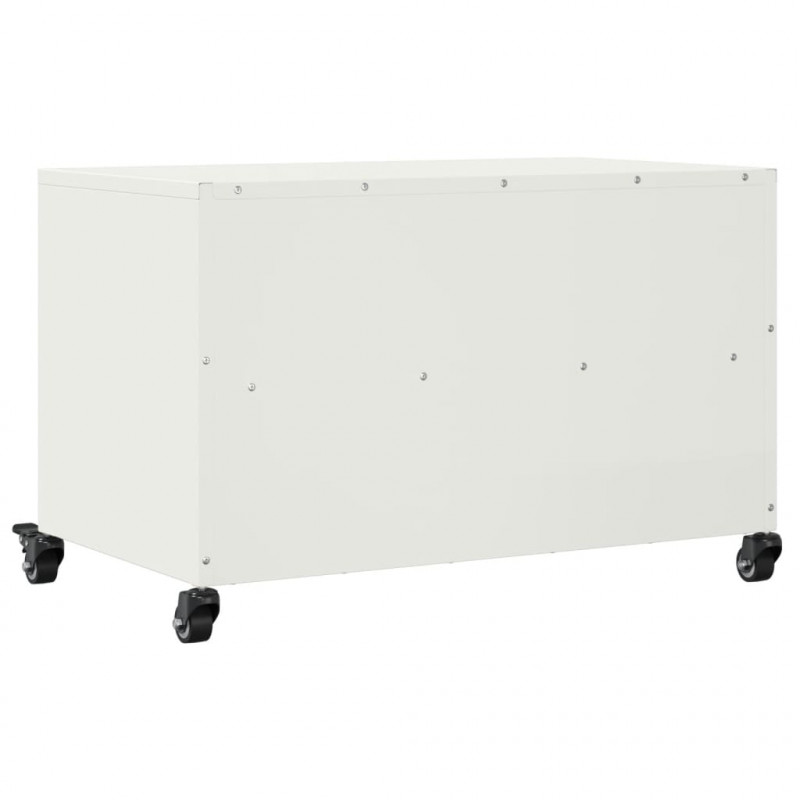 Szafka RTV, biała, 68x39x43,5 cm, stal