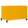 Szafka RTV, musztardowa, 68x39x43,5 cm, stal