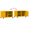 Szafka RTV, musztardowa, 68x39x43,5 cm, stal
