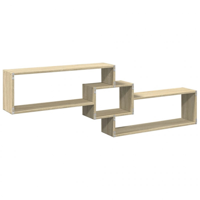 Półka ścienna, 158x18x53cm, dąb sonoma, materiał drewnopochodny