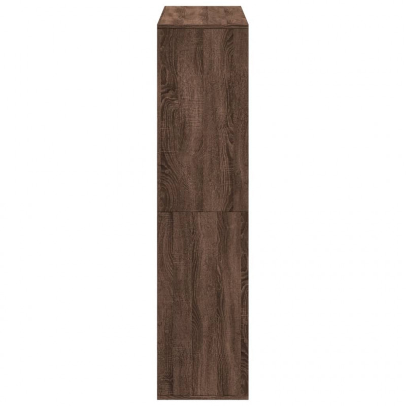 Regał, brązowy dąb, 100x33x135 cm, materiał drewnopochodny