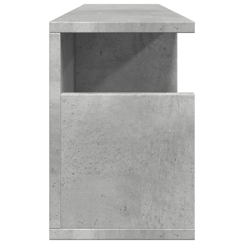 Półka ścienna, 80x20x30 cm, szarość betonu