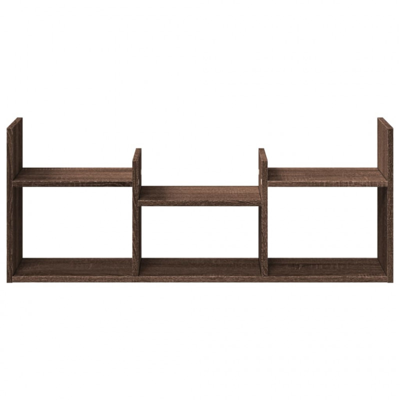 Półka ścienna, 100x18x40 cm, brązowy dąb