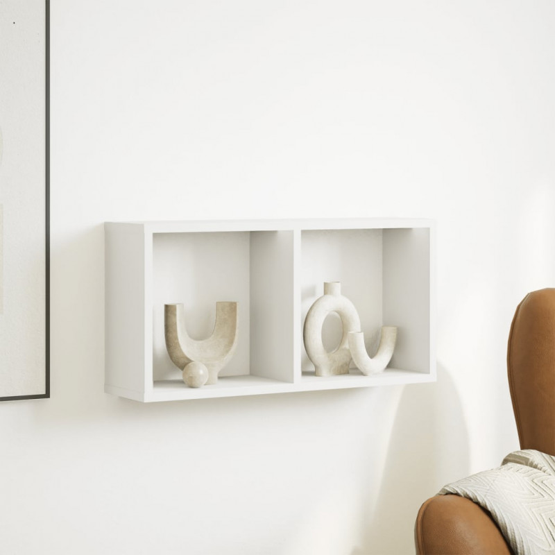 Półka ścienna, 60x16x30 cm, biała, materiał drewnopochodny