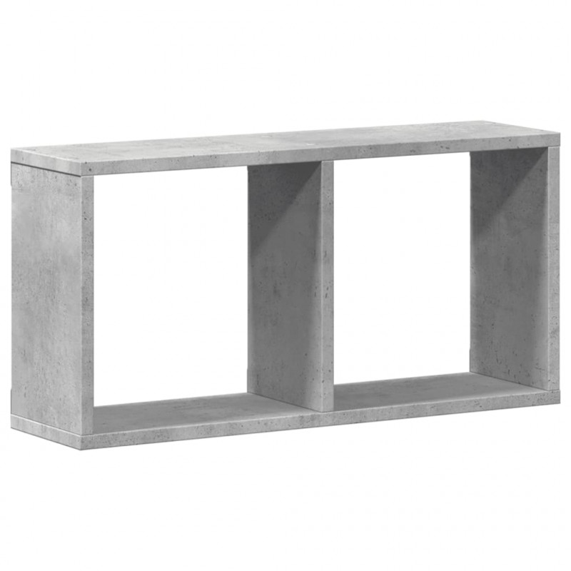 Półka ścienna, 60x16x30 cm, szarość betonu