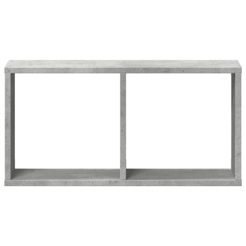 Półka ścienna, 60x16x30 cm, szarość betonu