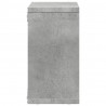 Półka ścienna, 60x16x30 cm, szarość betonu