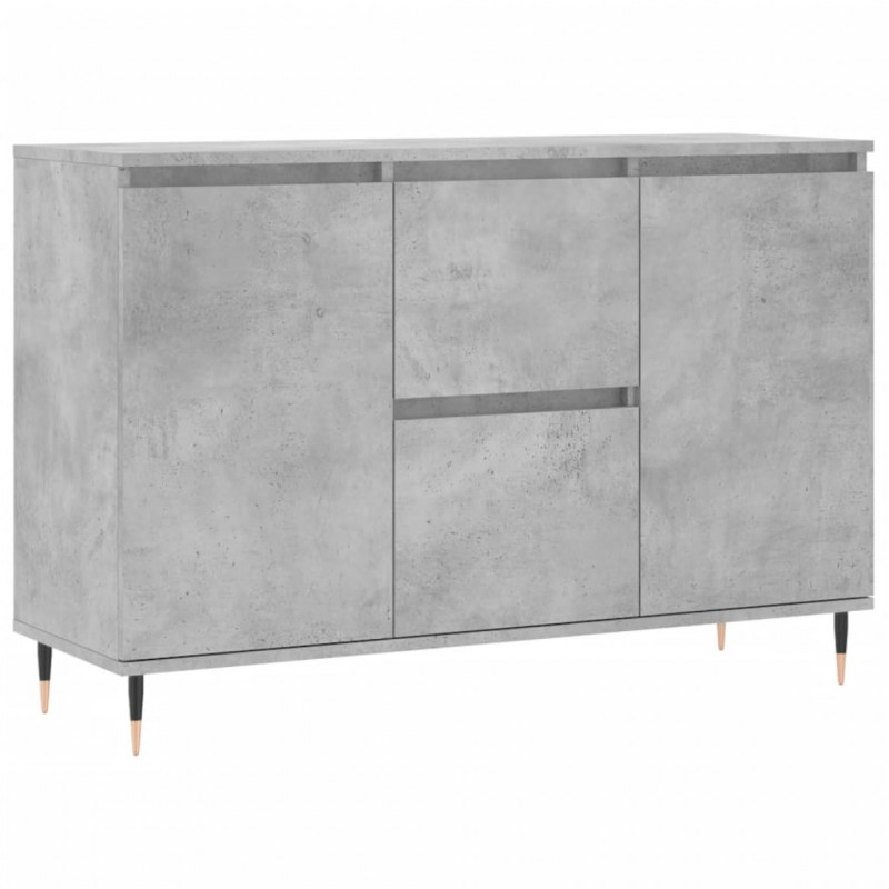 Szafka, szarość betonu, 104x35x70 cm, materiał drewnopochodny