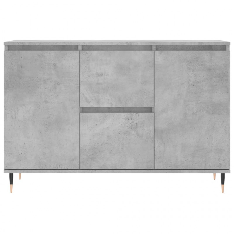 Szafka, szarość betonu, 104x35x70 cm, materiał drewnopochodny