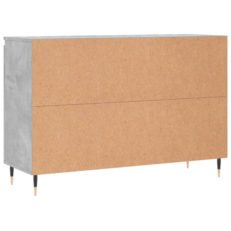 Szafka, szarość betonu, 104x35x70 cm, materiał drewnopochodny